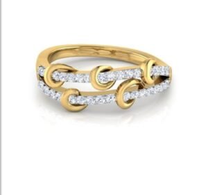 il_1588xN.1680056008_hzyo.jpg Two Raw Band SI FG 0.28Ct Real Diamond Wedding Christmas Gift Ring 14Kt White Gold/Yellow Gold/Rose Gold wiAuthenticate Certificate