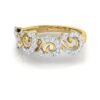 Antique Design Band SI FG 0.31Ct Real Diamond Wedding Christmas Gift Ring 14Kt White Gold/Yellow Gold/Rose Gold wiAuthenticate Certificate