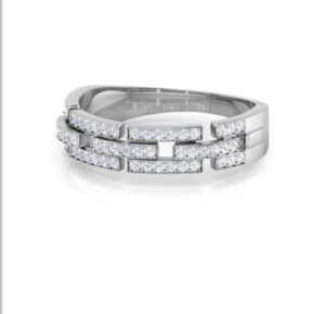 il_1588xN.1684764168_mg0k.jpg Designer Women's Band SI FG 0.16Ct Real Diamond Wedding Christmas Gift Ring 14Kt White Gold/Yellow Gold/Rose Gold Authenticate Certificate