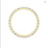 Linear Eternity Engagement Ring SI H 0.83 Ct Natural Diamod 14k Solid Yellow Gold/White Gold/Rose Gold Authenticate Certificate