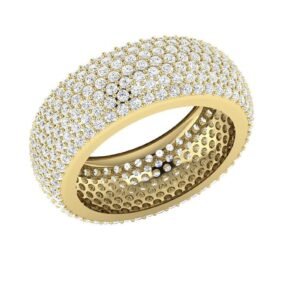 il_1588xN.1717197237_7xad.jpg I1 H 4.25Ct Real Diamond Eternity Wedding Christmas Ring 10Kt White Gold/Yellow Gold/Rose Gold with Authenticate Certificate