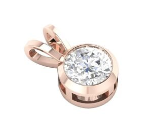 il_1588xN.1767009873_gses.jpg Solitaire Diamond I1 I2 H 0.40 Carat Pendant Necklace 14K White Gold/Rose Gold/Yellow Gold With Certificate With or Without Chain 18"