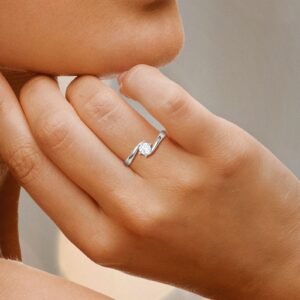 il_1588xN.1983418660_hne8.jpg Beautiful Solitaire Ring Studded With SI1 F-G 0.25Ct Lab Grown Certified Diamond Made in14Kt White Gold/Yellow Gold/Rose Gold