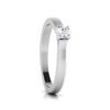 Sparkling Solitaire Ring Studded With SI1 F-G 0.30 Ct Lab Grown Certified Diamond Made in14Kt White Gold/Yellow Gold/Rose Gold