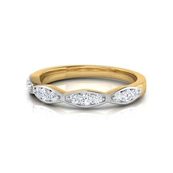 il_1588xN.2152774766_bz52.jpg KISS Diamond Band SI1 H 0.15 Ct Round Cut Diamond Ring For Valantine Day Special 14K Solid Yellow Gold Authenticate Certificate