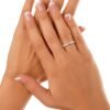il_1588xN.2200334937_gs8o.jpg KISS Diamond Band SI1 H 0.15 Ct Round Cut Diamond Ring For Valantine Day Special 14K Solid Yellow Gold Authenticate Certificate