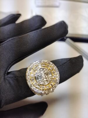 il_1588xN.4374303052_6jvh.jpg Luxury Men Ring Made In 925 Sterling Silver Embellished With Shinny Moissanite Diamonds For The Anniversary And Birthday Gift To Special One