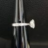 Oval Solitaire Ring Made in 10/14 KT Gold Embellished with Shinny Moissanite Diamonds For Birthday And Anniversary Gift For Special Person