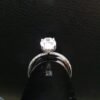 Oval Solitaire Ring Made in 10/14 KT Gold Embellished with Shinny Moissanite Diamonds For Birthday And Anniversary Gift For Special Person