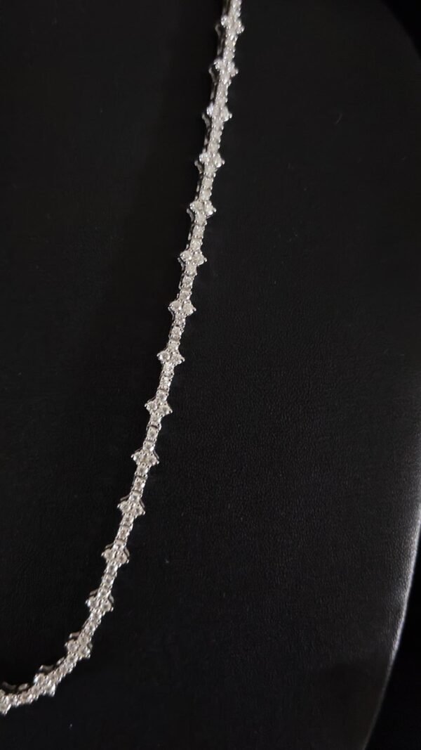 il_1588xN.6142147700_5kom.jpg Iced Out Unique Tennis Chain Made In 925 Sterling Silver Embellished With Shiny Moissanite Stones For The Anniversary And Birthday Gift