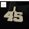 Personalized Number Pendant 1" Inch Long Made In 10KT Gold /14 KT Gold Embellished With Shiny Moissanite Diamonds As A Lucky Number Gift