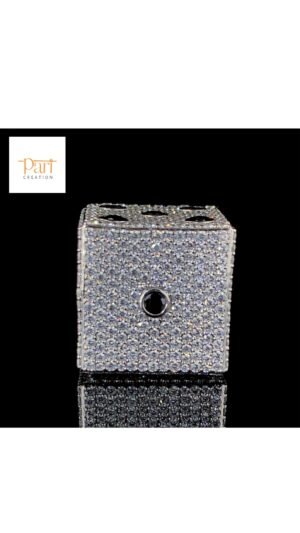 il_1588xN.6179464929_bzgc.jpg Luxury Iced-Out Dice Pendant – Black & White Diamond Hip-Hop Jewelry Made In 10 KT Embellished With Moissanite Diamond For The Birthday Gift