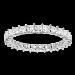 Vintage Gold Stud Ring Made 18 / 14 / 10KT Gold Embellished With Certified Lab Diamonds For Anniversary And Forever Special Person Gift