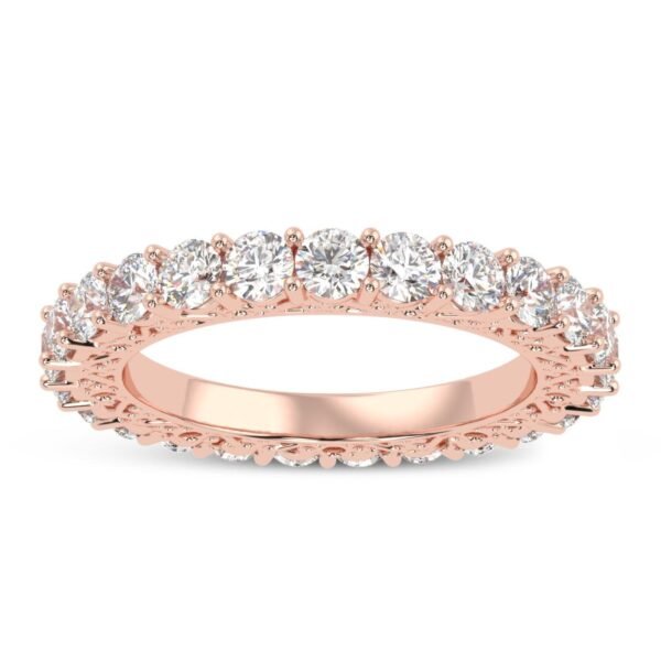 il_1588xN.6354496676_has2.jpg Fully Round Diamond Band Ring Made In 18 / 14 / 10 KT Gold Embellished With Certified Lab Diamonds For Anniversary And Wedding Gift For Her