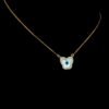 Evil-Eye Charming Pendant Made In 18 / 14 / 10 KT Gold Embellished With Certified Lab Diamonds For Birthday And Anniversary Gift For Her