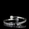 Iced Out Classic Bracelet Made In 925 Sterling Silver Embellished With Shinny Moissanite Diamonds For Birthday And Anniversary Gift For Her