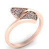 Elegance Round Diamond Ring Made In 18 / 14 / 10 KT Gold Embellished With Certified Lab Diamond For The Wedding And Anniversary Gift For Her