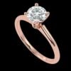 il_1588xN.6564032261_fag4.jpg Round Solitaire Diamond Ring Made In 18 / 14 / 10 KT Gold Embellished With Certified Lab Diamonds For Anniversary And Wedding Gift For Her
