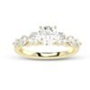 il_1588xN.6564107465_8oyw.jpg Unique Style Round Diamond Ring Made In 18/14/10 KT Gold Embellished With Certified Lab Diamond For The Wedding And Anniversary Gift For Her
