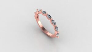 Beautiful Marquise Diamond Ring Made In 18 / 14/ 10 KT Gold Studded With Certified Lab Diamonds For The Valentine And Love Gift For Her