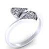 Elegance Round Diamond Ring Made In 18 / 14 / 10 KT Gold Embellished With Certified Lab Diamond For The Wedding And Anniversary Gift For Her
