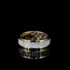 il_1588xN.6706631354_p395.jpg Beautiful Channel Setting Princess Cut Eternity Band Made In 18/14/10 KT Gold Studded With Certified Lab Diamonds For The Anniversary Gift
