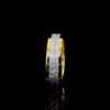 il_1588xN.6754673695_8j08.jpg Beautiful Channel Setting Princess Cut Eternity Band Made In 18/14/10 KT Gold Studded With Certified Lab Diamonds For The Anniversary Gift