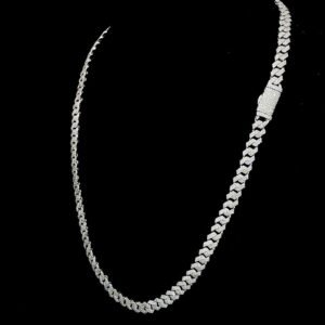 il_1588xN.6757368116_gqsh.jpg Iced Out Round Diamond 6 MM Cuban Link Chain Made In 925 Sterling Silver Studded With Shinny Moissanite Diamonds For The Birthday Gift