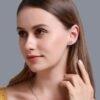 il_1588xN.6818883692_heic.jpg Princess Cut Diamond Stud Earrings Made In 18 / 14 / 10 KT Gold Embellished With Certified Lab Diamonds For Anniversary And Birthday Gift