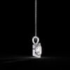 Brilliant Round Cut Solitaire Pendant Made In 18/14/10 KT Gold Embellished With Certified Lab Diamonds For The Wedding And Anniversary Gift