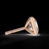 Princess Cut Channel Setting Stud Earrings Made In 18/14/10 KT Gold Embellished With Certified Lab Diamonds For The Anniversary Gift For Her