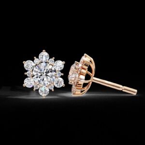 il_1588xN.6851793828_37rp.jpg Beautiful Snowflake Round Diamond Earring Made In 18/14/10KT Gold Studded With Certified Lab Diamond For The Wedding And Anniversary Gift