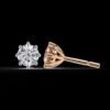 Classic Round Diamond Stud Earrings Made In 18 / 14 / 10 KT Gold Studded With Certified Lab Diamond For The Anniversary And Wedding Gift