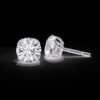 Classic Round Diamond Stud Earrings Made In 18 / 14 / 10 KT Gold Studded With Certified Lab Diamond For The Anniversary And Wedding Gift